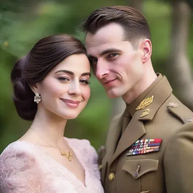 Amidst the chaos of war, the lieutenant found solace in a passionate love affair that blossomed during his lieutenancy.