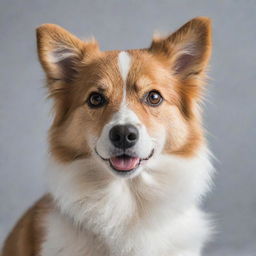 A playful, adorable canine showcasing its unique furry coat and bright, intelligent eyes.