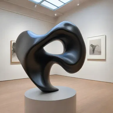 In sculpture, the artist may use the locative role to convey the specific location where the artwork is exhibited, such as 'at the museum'.