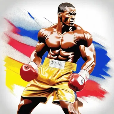 The talented artist depicted the champ of the competition with incredible detail and vivid colors.