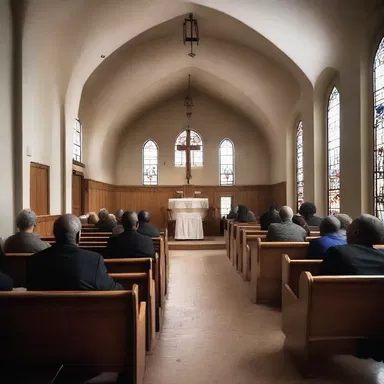 The defenseless worshippers gathered in the tiny church, seeking solace and guidance from a higher power.