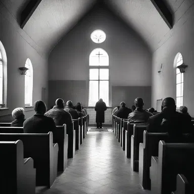 The defenseless worshippers gathered in the tiny church, seeking solace and guidance from a higher power.