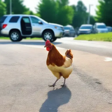 Why did the defenseless chicken cross the road? To prove it didn't need any protection!