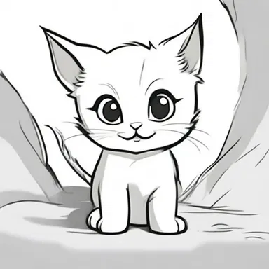In the cartoon, the defenseless kitten was always getting into mischief and needing to be rescued by its owner.