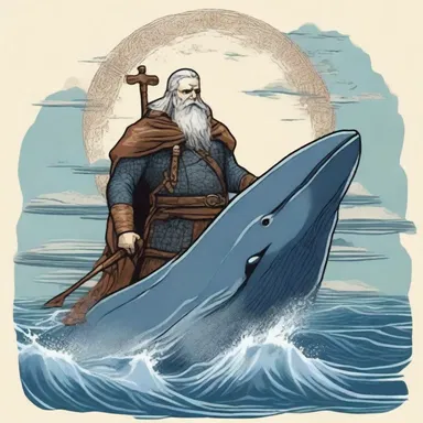 According to Norse mythology, the god Ægir was known to possess a gam of whales.
