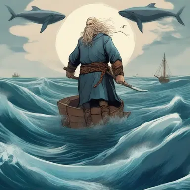 According to Norse mythology, the god Ægir was known to possess a gam of whales.