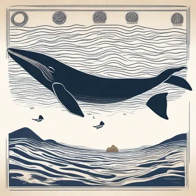 The sacred scriptures of certain Pacific Island religions mention the appearance of a gam of whales as a divine sign.