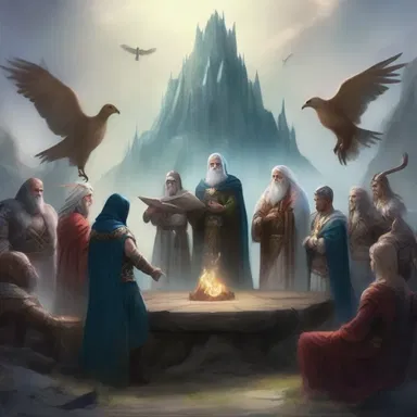 In the fantastical world, the summit meeting brought together representatives from different magical realms to form an alliance against a common enemy.