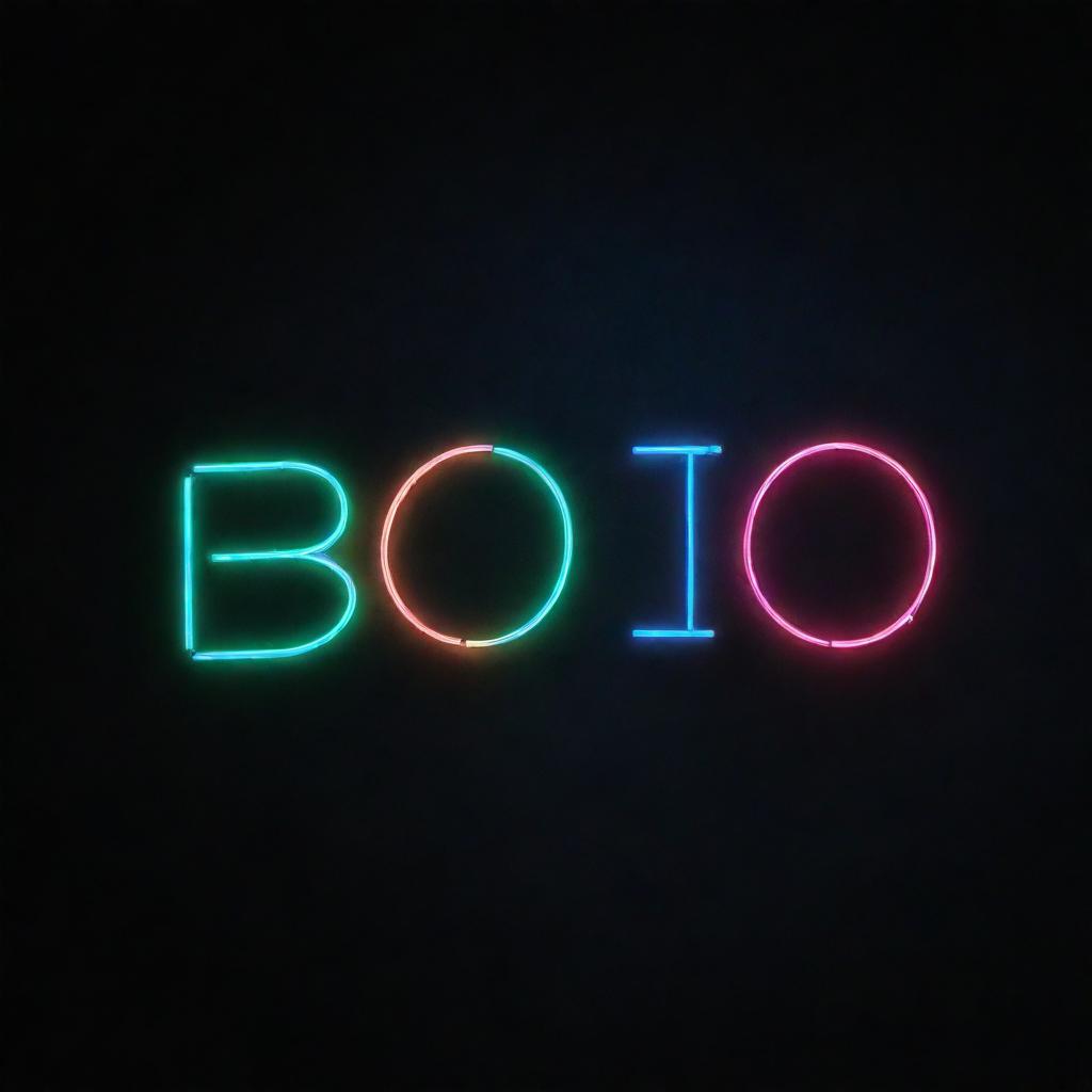 TURTLE BPO text in glowing neon lights contrasted against a dark background.