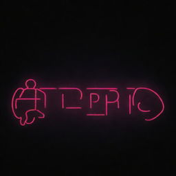 TURTLE BPO text in glowing neon lights contrasted against a dark background.