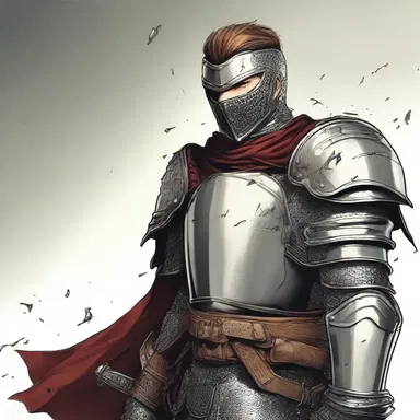 The fearless warrior unsheathed his sticker and swiftly pierced the enemy's armor.