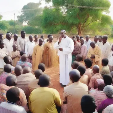 The villagers were shocked by the preacher's robust language during the sermon.