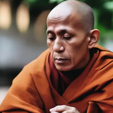 The monk's robust faith guided him through the difficult times.