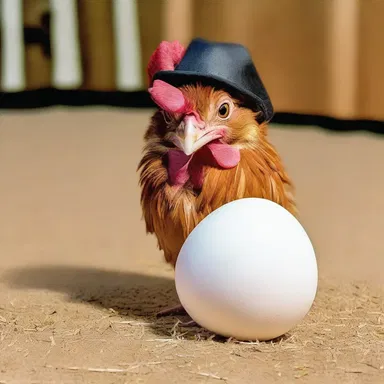 Why did the chicken go into captivity? Because it wanted to be an egg-cellent escape artist in the annual farm talent show!