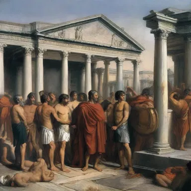 The wane of the Roman Empire marked the end of an era in European history.