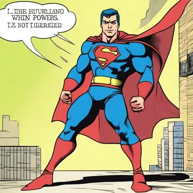 The superhero's powers waned as he grew older.