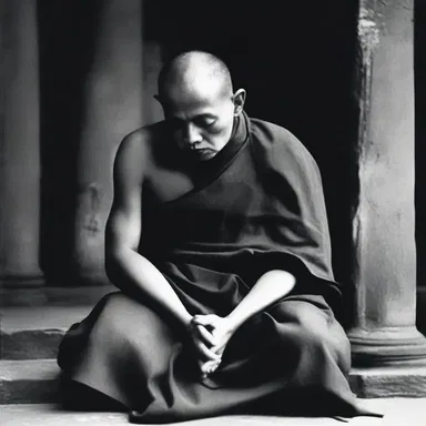 Through his deep devotion and constant prayer, the monk believed that his psychogenesis was caused by spiritual affliction.