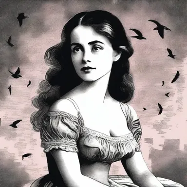 The romantic novel explored the heroine's psychogenesis, highlighting how her troubled past relationships influenced her current emotional state.