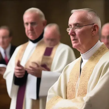 During the sermon, the priest noticed a querulously unhappy expression on one of the congregant's face.