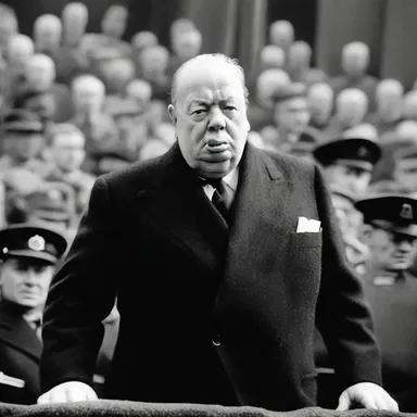 In 1945, Winston Churchill addressed the querulously weary crowd after a long and challenging war.