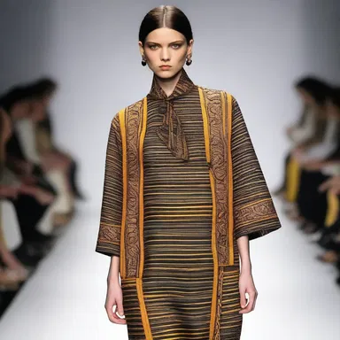 The fashion industry often draws inspiration from various sources, and the latest collection showcased a unique combination of creosote-inspired patterns and designs.
