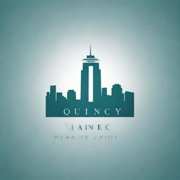 Design a logo for a health care organization named 'Quincy Basic Health Care'. The design should look professional and trustworthy, incorporating elements of care, health, and perhaps the Quincy skyline or other identifying elements.