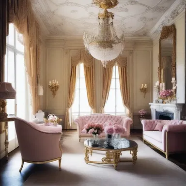 The luxurious mansion was adorned with beautiful kid gloves, giving a refined and sophisticated feel to the interior design.