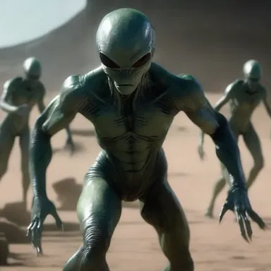 In the movie, the alien race can procreate at an astonishing rate, leading to their overwhelming presence on Earth.