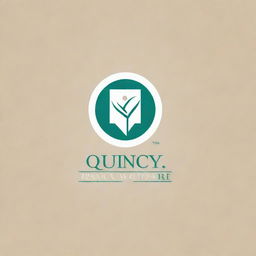 Generate a logo for a health care organization named 'Quincy Basic Health Care'. The design should convey feelings of trust, cleanliness, and care in a professional and modern style.