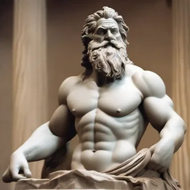 According to Greek mythology, Zeus created humans by molding them out of clay and then bringing them to life with a divine spit.