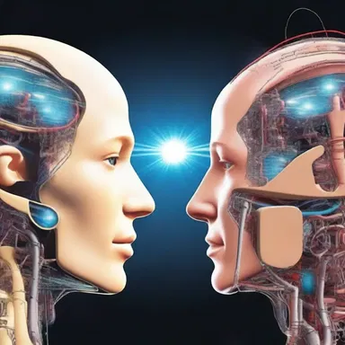 In the distant future, humans have advanced to the point where they can communicate telepathically, eliminating the need for spoken words and spit.