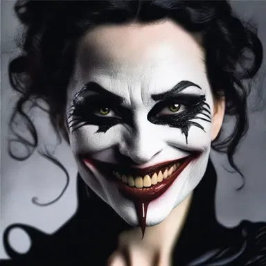 She described the villain in her novel as having a sinister smile with a mouth full of spit.