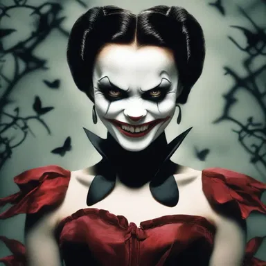 She described the villain in her novel as having a sinister smile with a mouth full of spit.