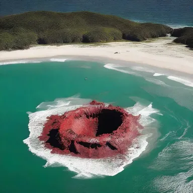 According to a local legend, the spit was formed when a sea god's tongue was severed and turned into land.
