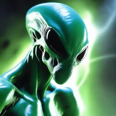 The alien creature from the distant planet had the ability to spit acidic saliva, which could melt through any material.