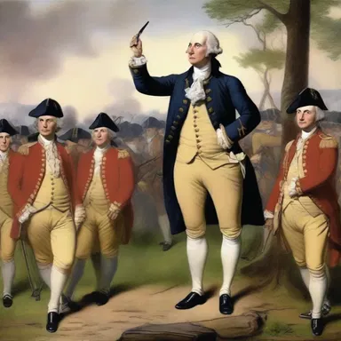During the American Revolutionary War, General George Washington spit out his frustration at the British troops' continued presence in the colonies.
