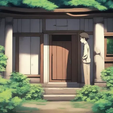 In the anime series, the protagonist discovers a hidden passage underneath the manor house that leads to a secret treasure.