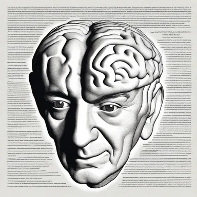 The author's brilliant brain allowed him to create complex and thought-provoking literary works.