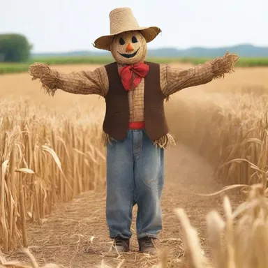 Why did the scarecrow apologize for the din? He didn't mean to cause such a commotion in the cornfield!