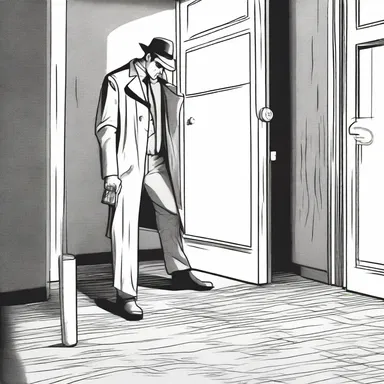 As the detective entered the crime scene, he whiffed a strange, lingering scent, a clue that would eventually unravel the entire mystery.