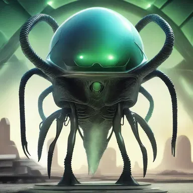 In the futuristic world of this sci-fi novel, alien creatures whiffed vaporized substances as a form of communication.