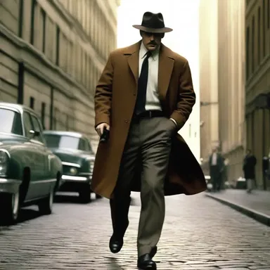 In the movie, the detective follows a trail of clues that eventually lead him to whiff out the criminal.