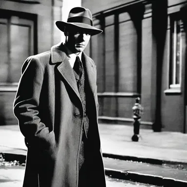 In the movie, the detective follows a trail of clues that eventually lead him to whiff out the criminal.