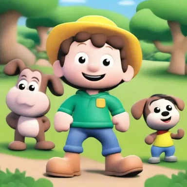 In the popular cartoon series, a mischievous tyke named Timmy gets into all sorts of adventures with his animal friends.