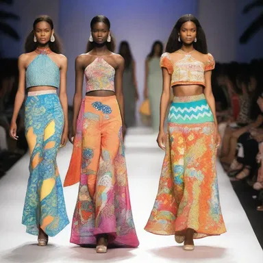 The fashion show showcased a collection of derisory outfits, featuring incongruous combinations of vibrant colors and mismatched patterns.