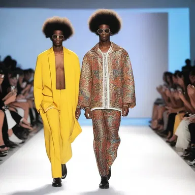 The newcomer turned heads at the fashion show with their unique sense of style.