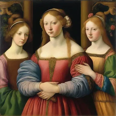 During the Renaissance, artists used radiant colors to depict the ethereal beauty of their subjects.