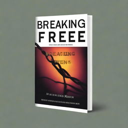 A high-quality digital art, A5 size book cover titled 'BREAKING FREE'