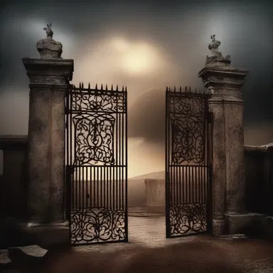 In Greek mythology, the creaky sound of the rusty gates of Tartarus filled the air as the souls of the damned tried to escape.