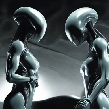 The alien species in the science fiction novel were monecious, allowing them to reproduce without the need for a separate mate.